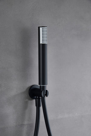 Matte Black Built-In Single Lever Shower Set, view 4