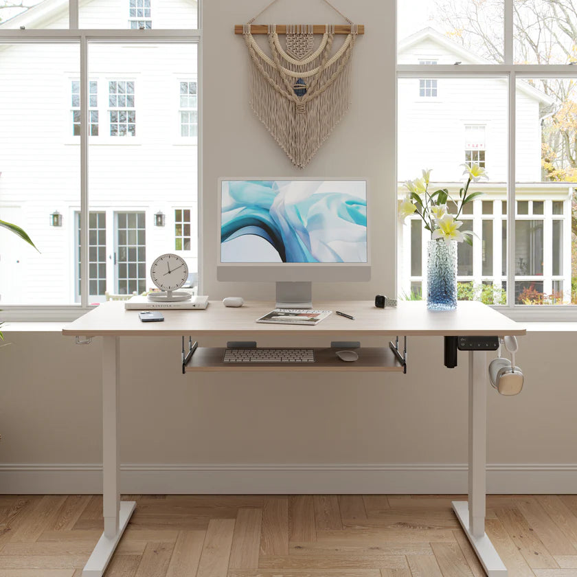 Standing Desk with Keyboard Tray