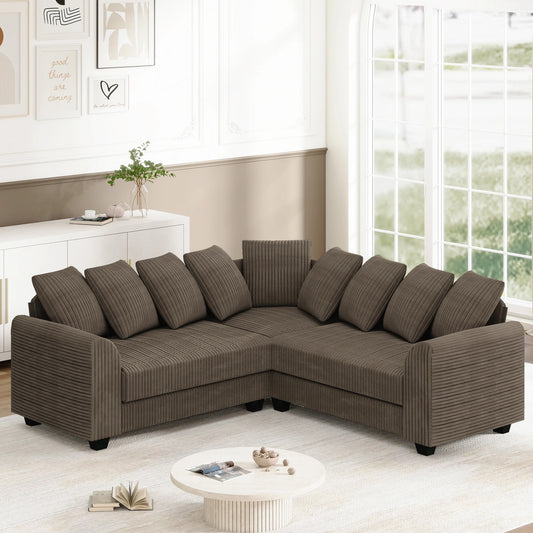 L Shaped Corner Modular Cushion Sofa