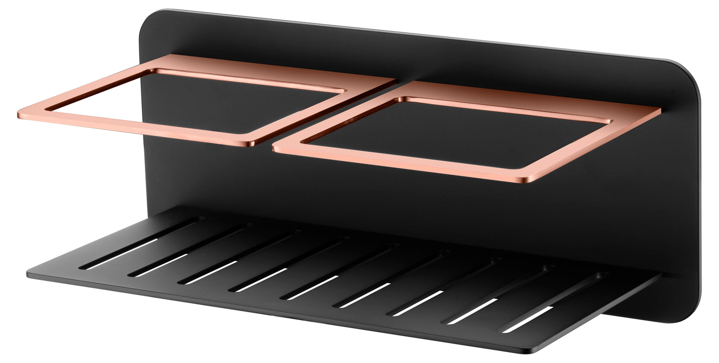 Soap Rack Frontal Iman Black Rose Gold | IMEX