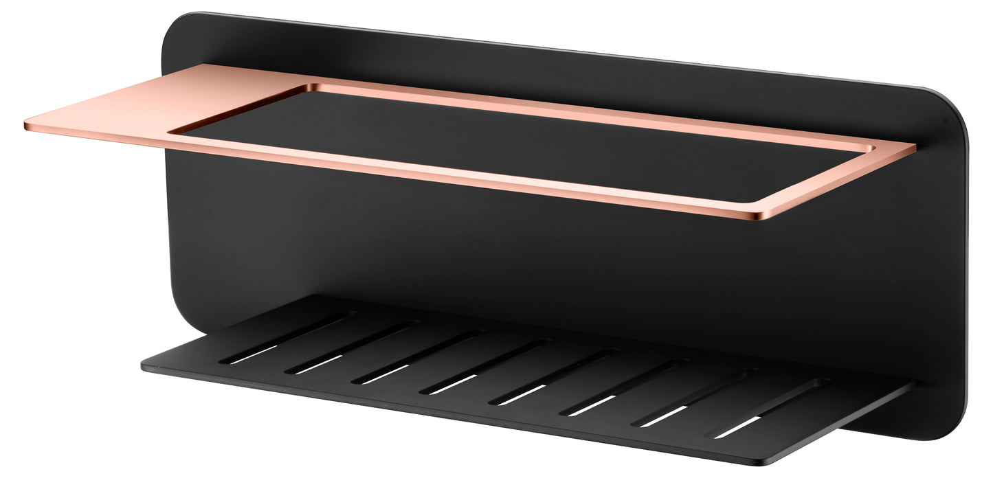Soap Rack Frontal Bethari Black Rose Gold | IMEX