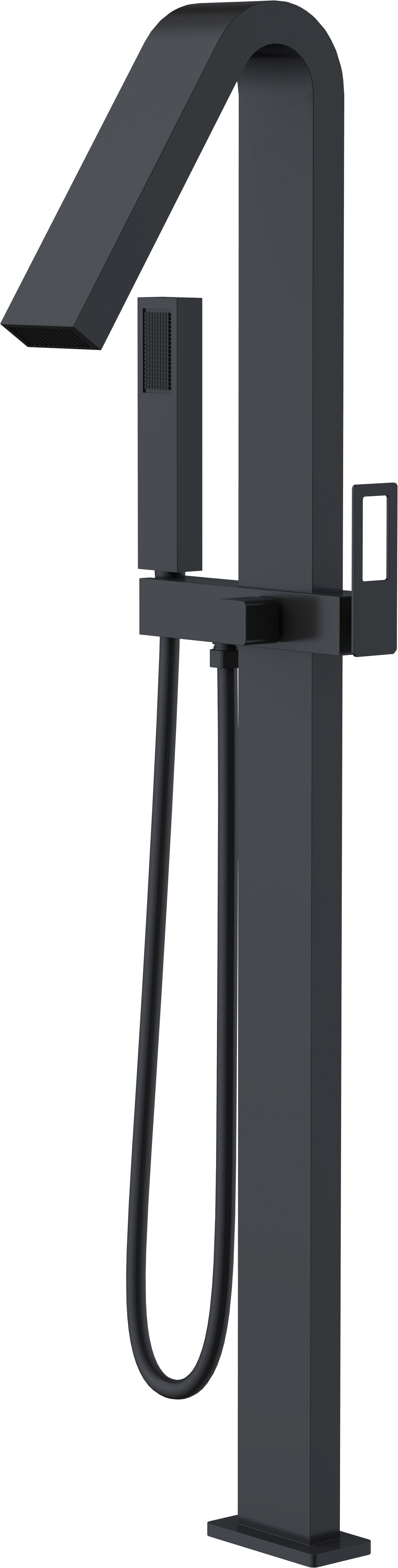 Faucet Bathtub Freestanding Sweden Matte Black | IMEX