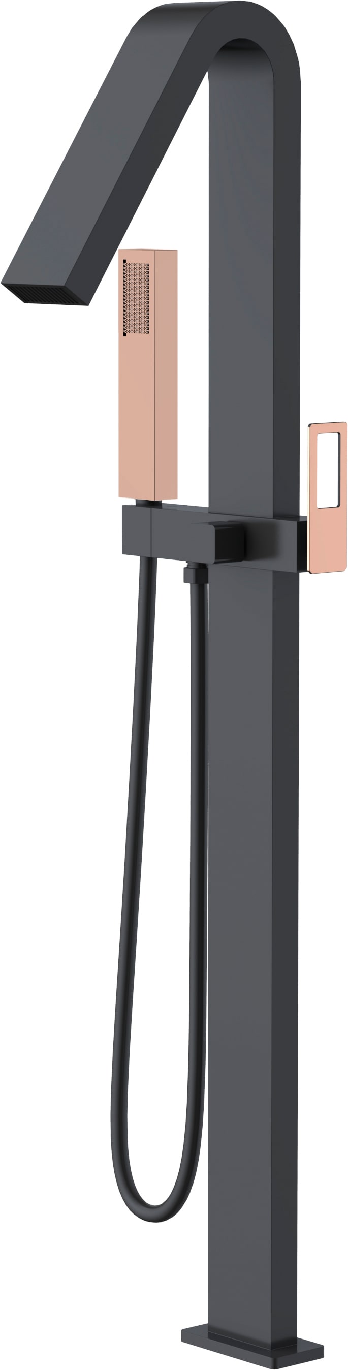 Faucet Bathtub Freestanding Sweden Black Rose Gold | IMEX