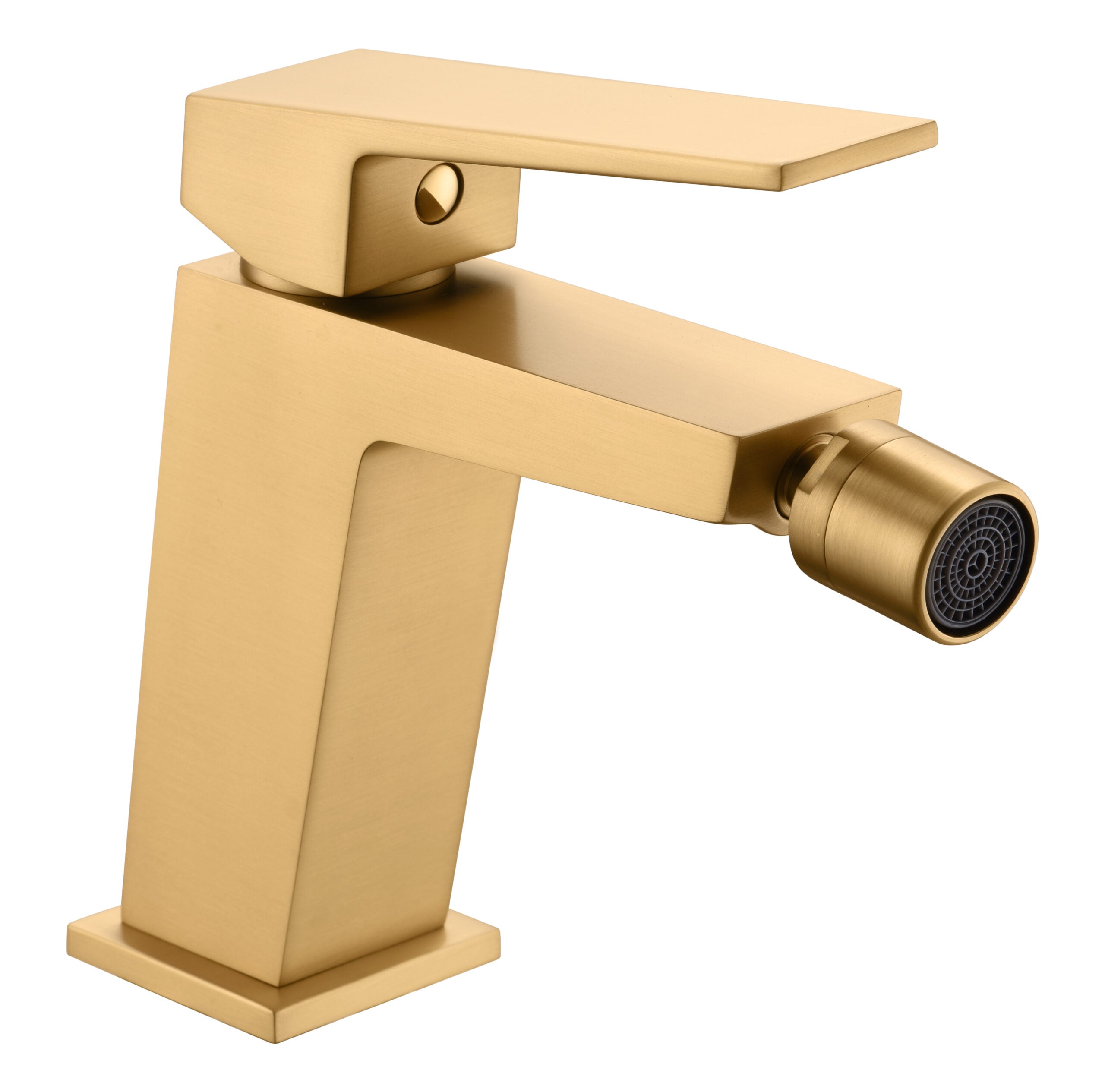 Brushed Gold Bidet Mixer Single Handle Contemporary, view 2