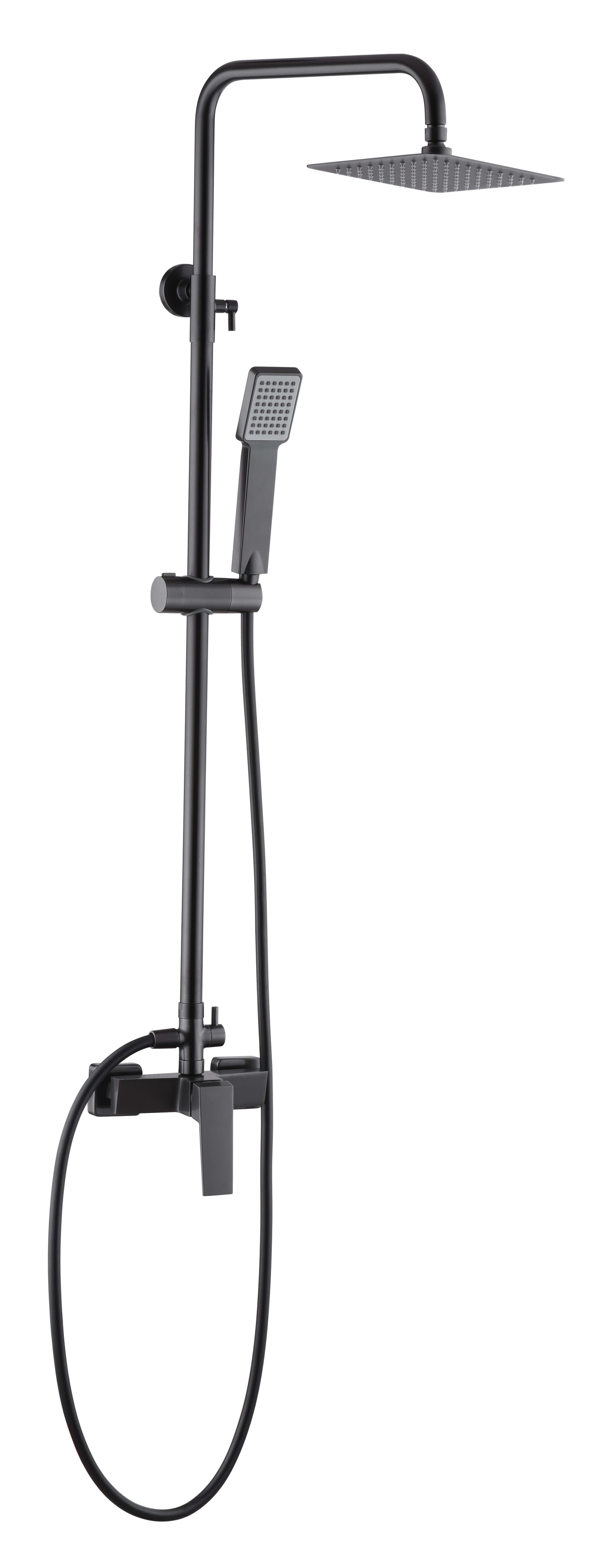 Set Shower Single-Handle Art Black Gun Metal | IMEX