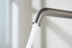 Bless Brushed Nickel Single Lever Basin Mixer, view 4