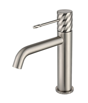 Bless Brushed Nickel Single Lever Basin Mixer, main product view