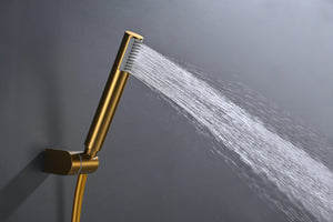 Bless Brushed Gold Single Lever Bath and Shower Kit, view 5