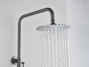 Bless Black Gun Metal Single Lever Shower Set, view 4