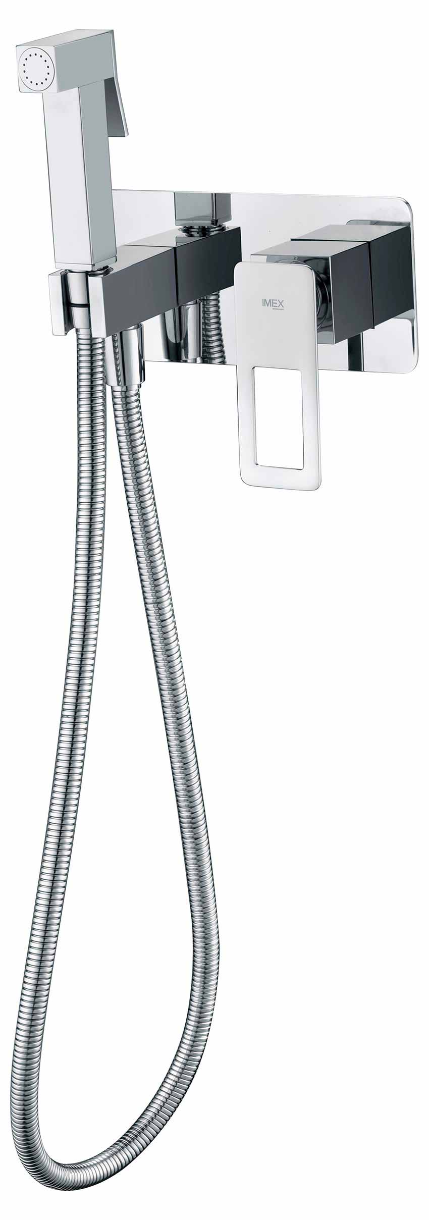 Chrome Bidet Mixer Single Handle Modern Bathroom Faucet, view 2