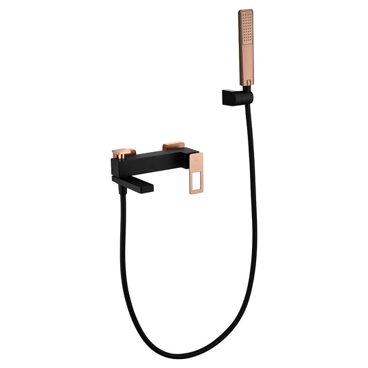 Faucet Bath/Shower Sweden Black Rose Gold | IMEX