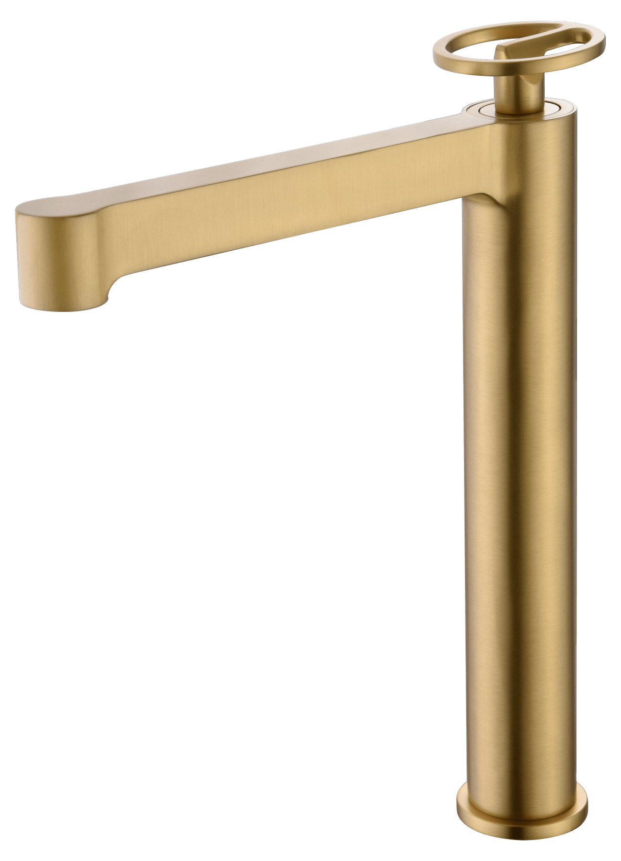 Single-Handle Basin Olimpo Brushed Gold | IMEX