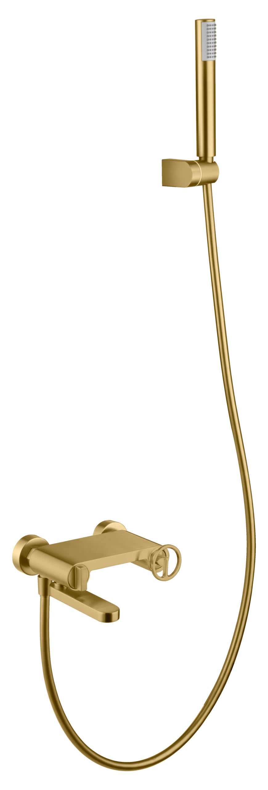 Kit Bath / Shower Single-Handle Olimpo Brushed Gold | IMEX