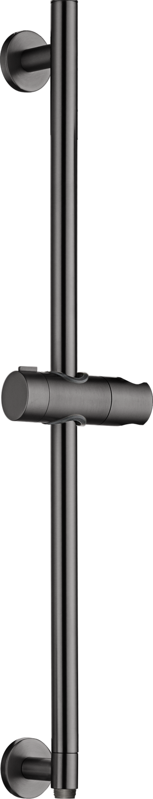 Adur Black Gun Metal Sliding Shower Rail with Water Outlet, main product view