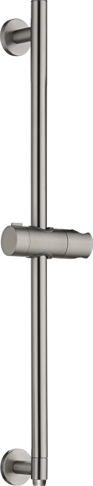 Adur Brushed Nickel Sliding Shower Rail with Water Outlet, main product view