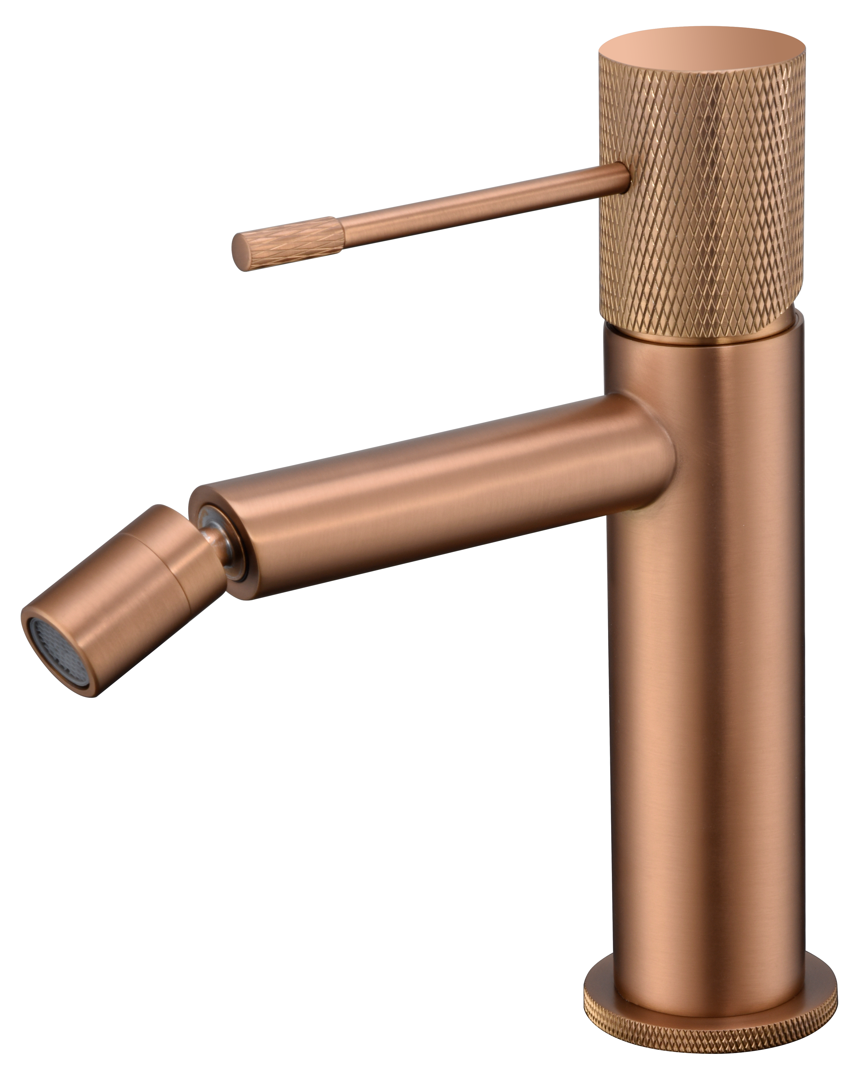Brushed Rose Gold Bidet Mixer Single Handle, view 2
