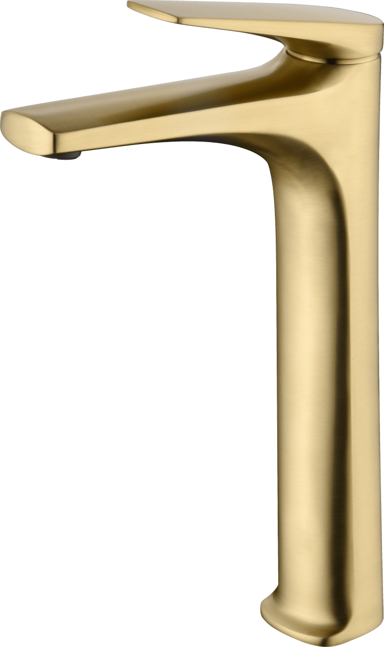 Single-Handle Basin Delos Brushed Gold | IMEX