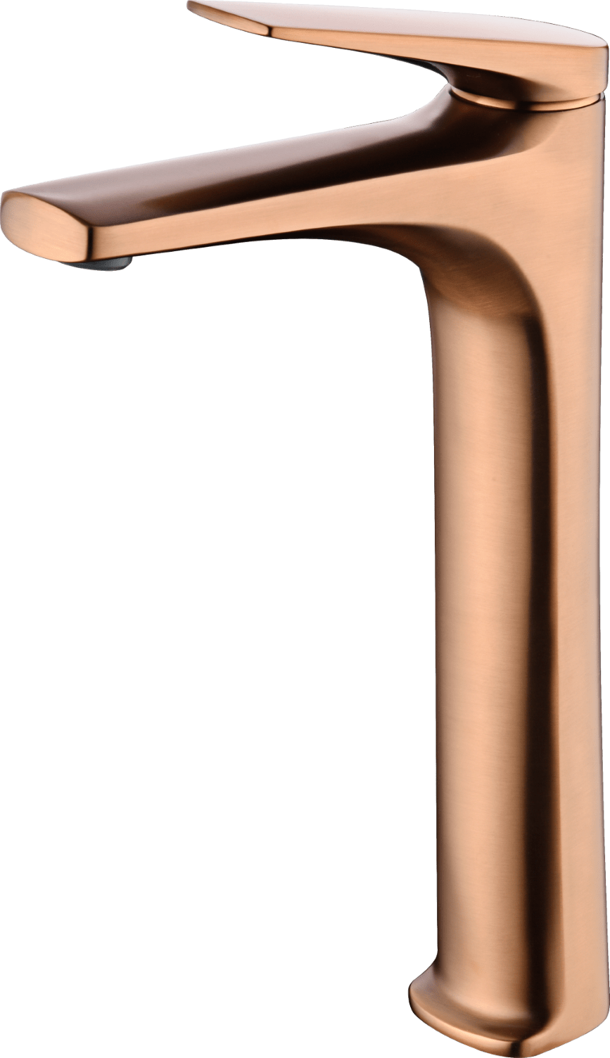 Single-Handle Basin Delos Brushed Rose Gold | IMEX