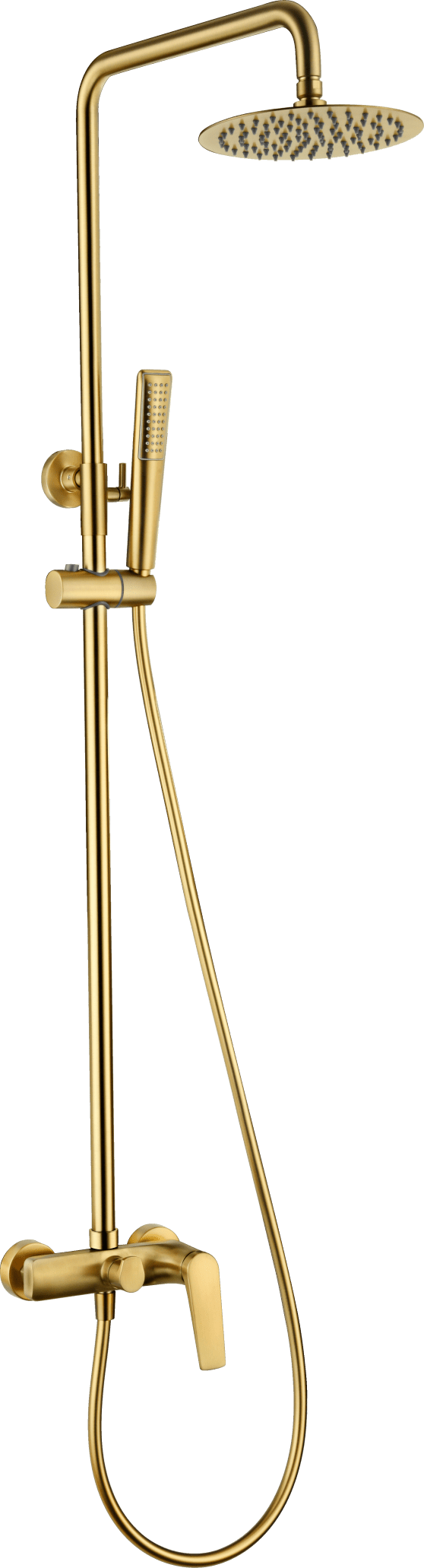 Set Shower Single-Handle Delos Brushed Gold | IMEX