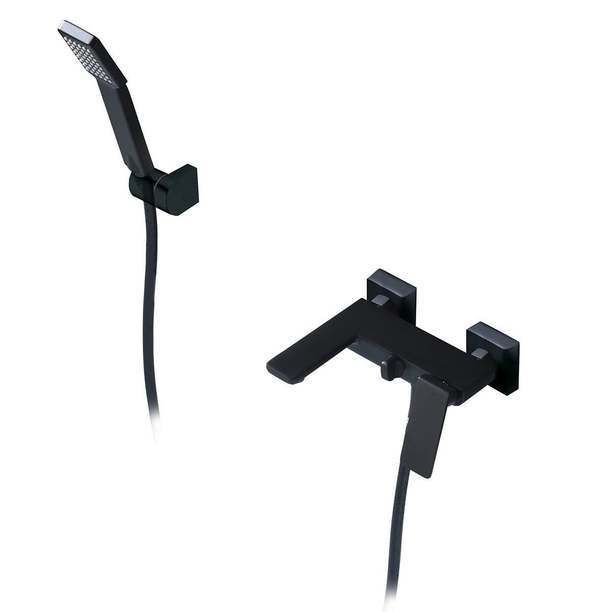 Faucet Bath/Shower Fiji Matte Black | IMEX