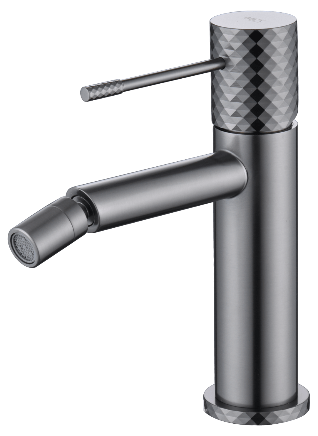 Single-Handle Bidet Genoa Black Gun Metal | IMEX