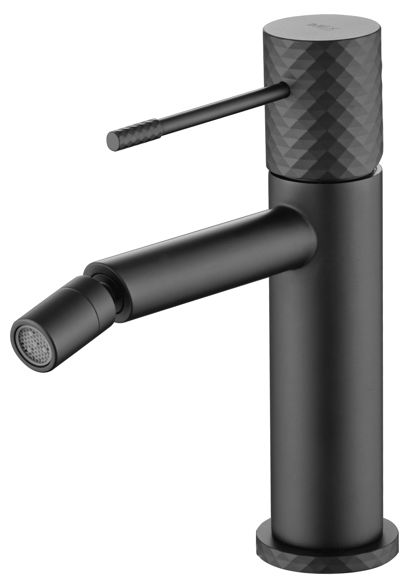 Single-Handle Bidet Genoa Matte Black | IMEX