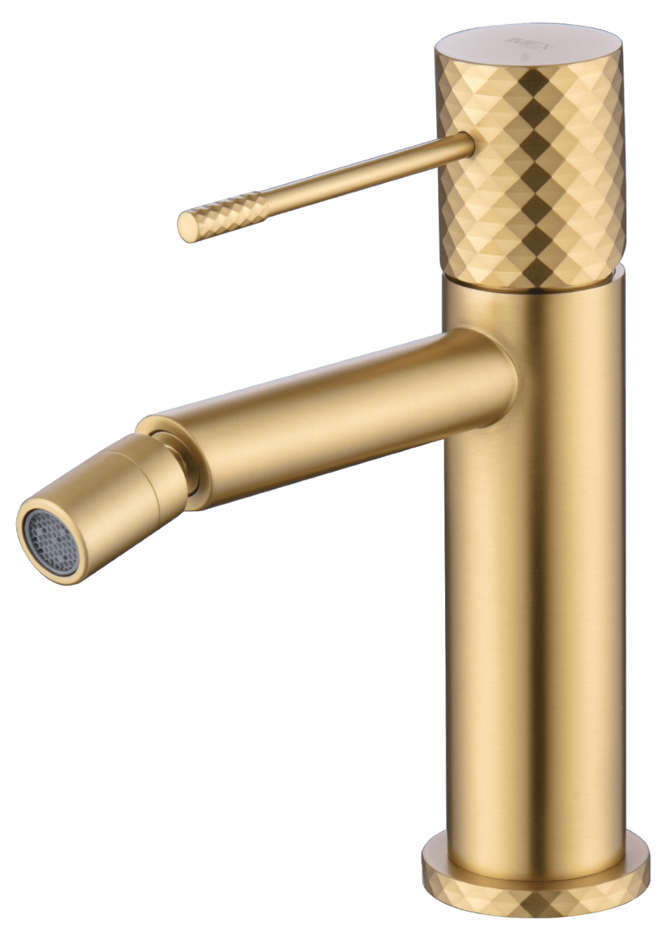 Single-Handle Bidet Genoa Brushed Gold | IMEX