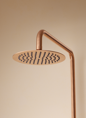 Génova Matte Black Single Lever Shower Set, detail view