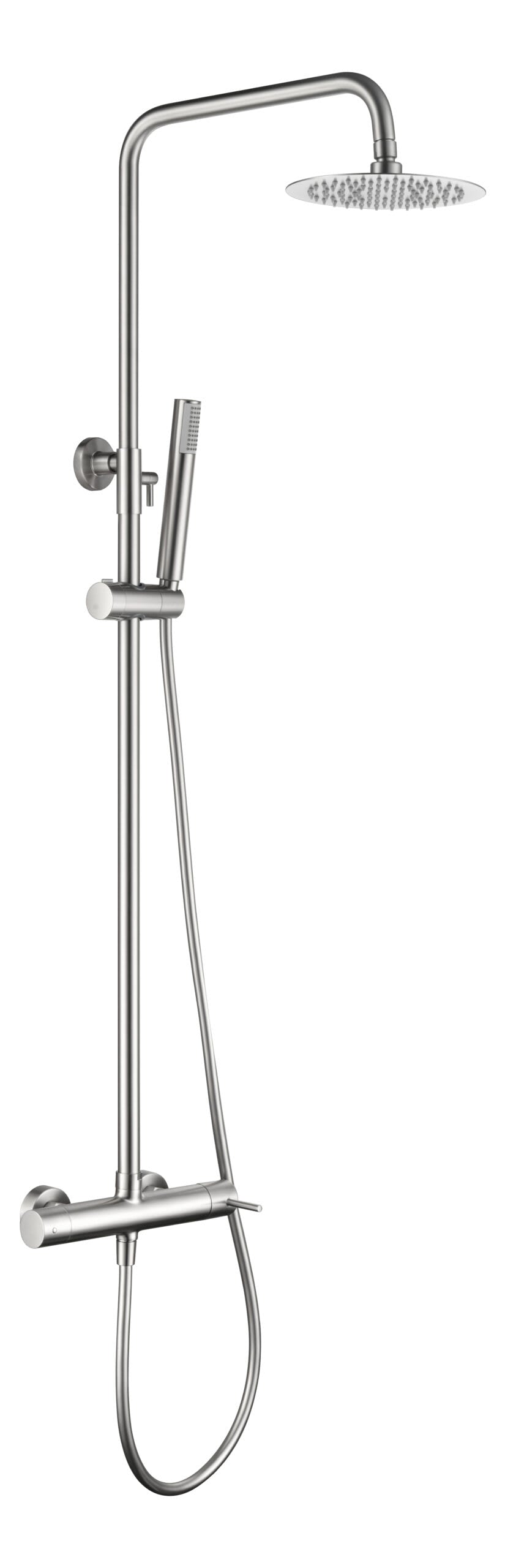 Set Shower Single-Handle Monza Brushed Nickel | IMEX
