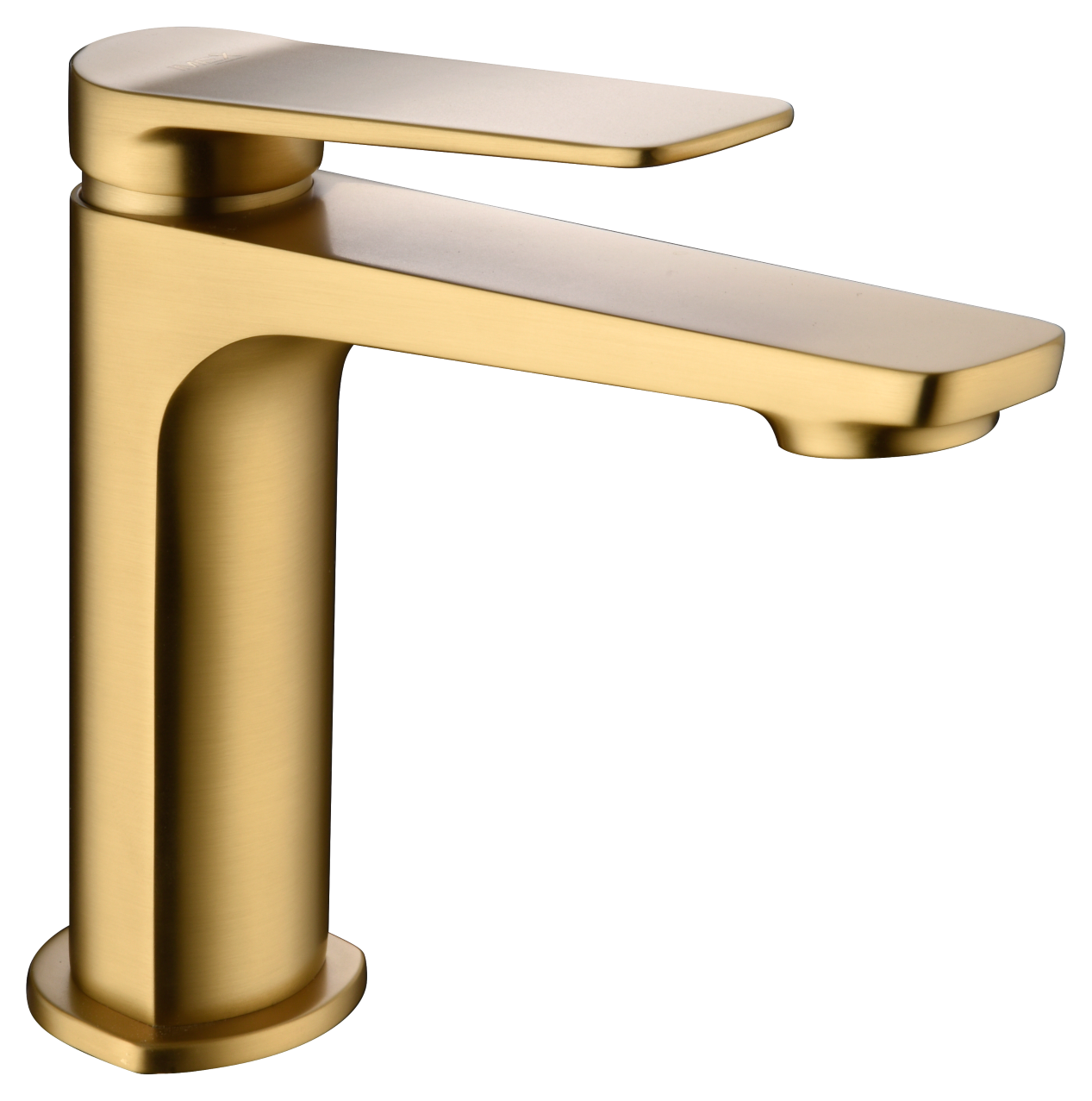 Brushed Gold Bathroom Sink Faucet Single Handle, view 2
