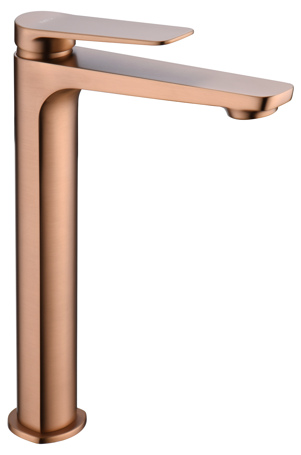 Naples Tall Sink Mixer Brushed Rose Gold Single Lever, view 2