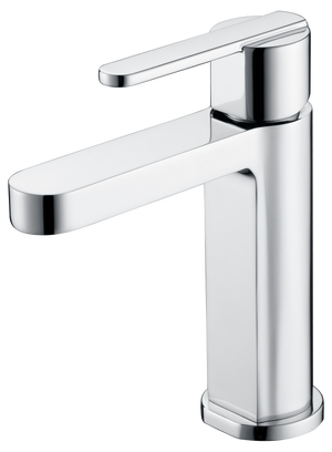 Roma Chrome Single Lever Sink Faucet Modern Design, view 2