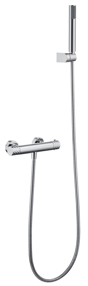 Bless Chrome Thermostatic Shower Kit, main product view