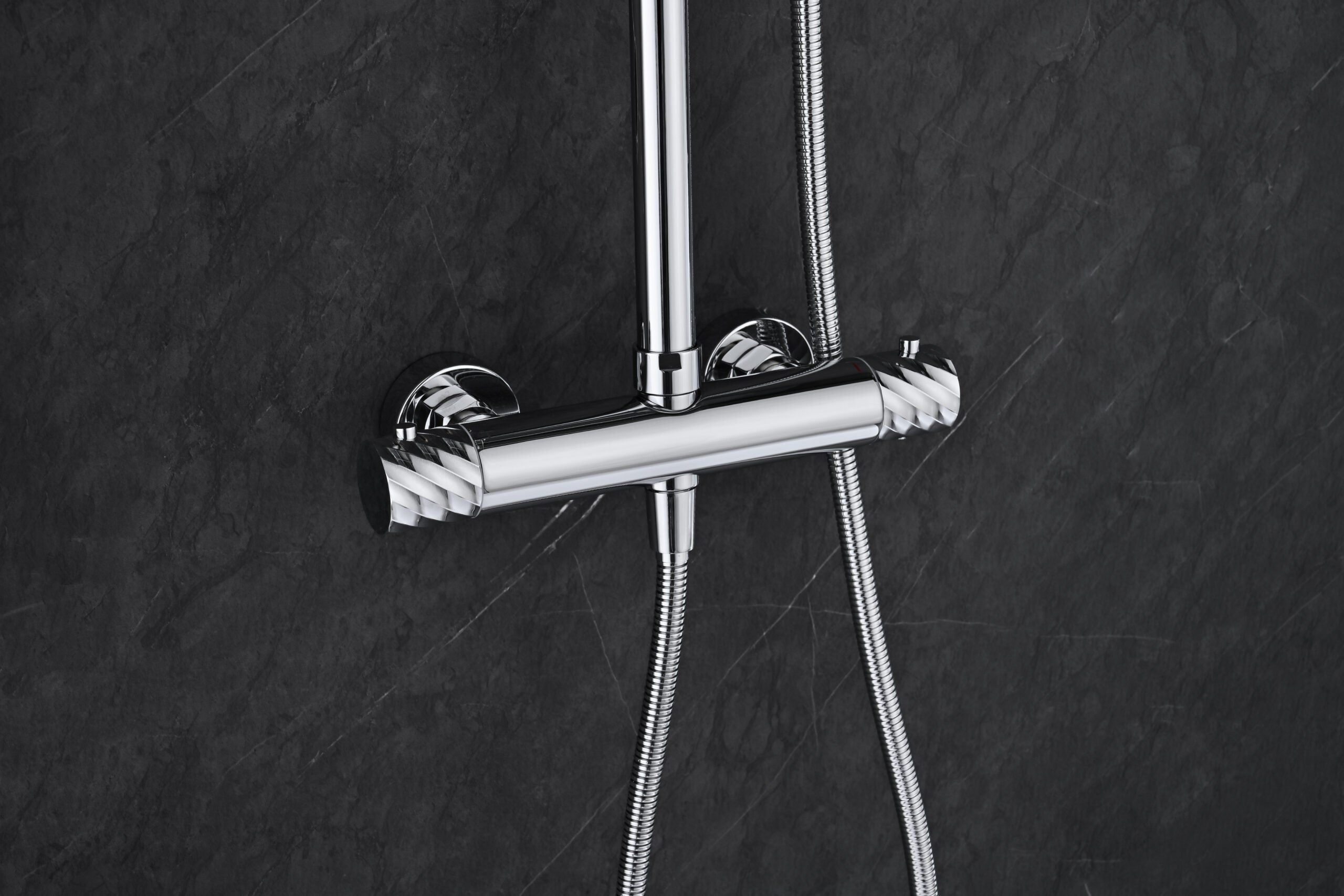 Bless Chrome Thermostatic Shower Set, view 2