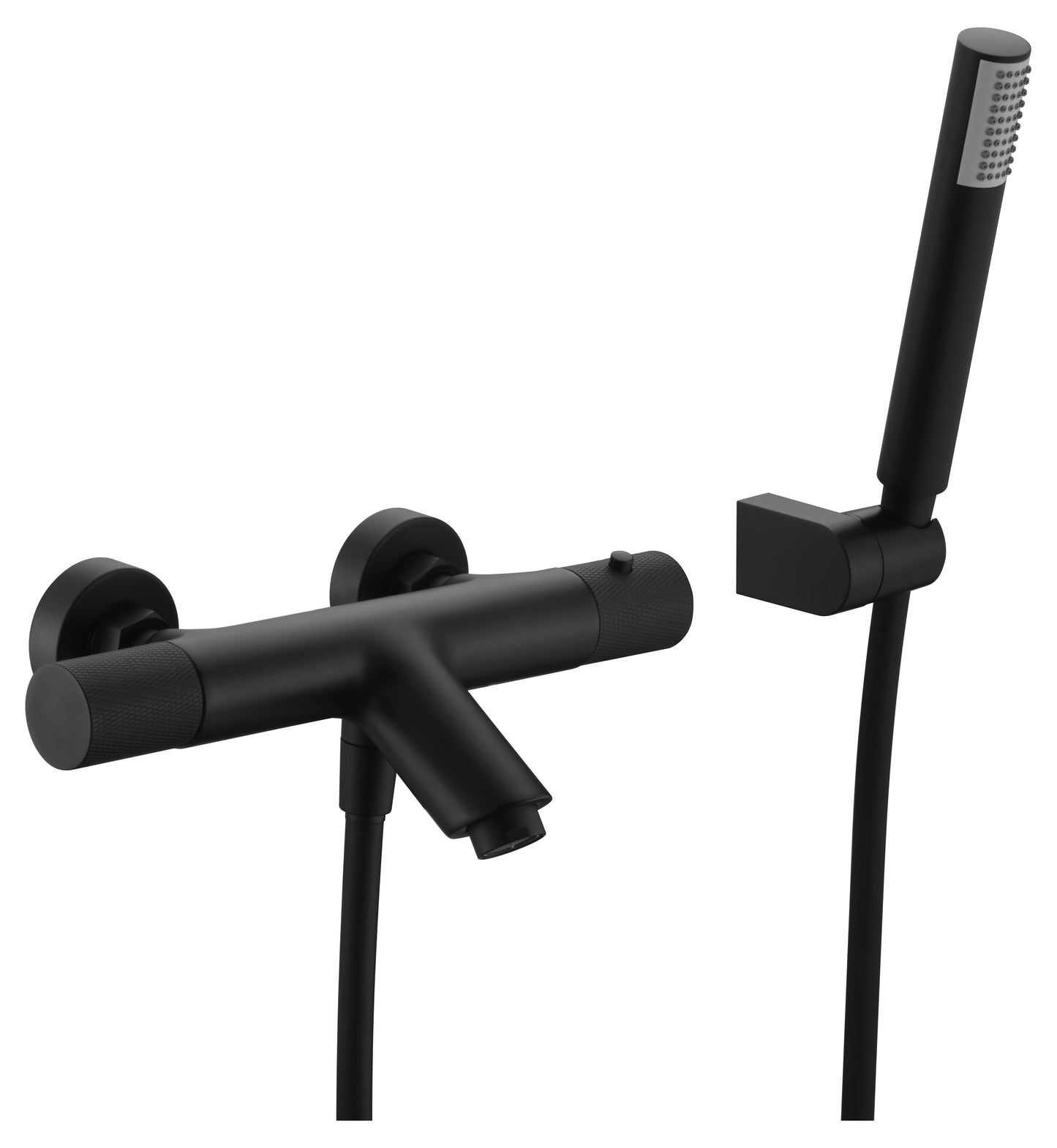 Faucet Bath/Shower Thermostatic Line Matte Black | IMEX