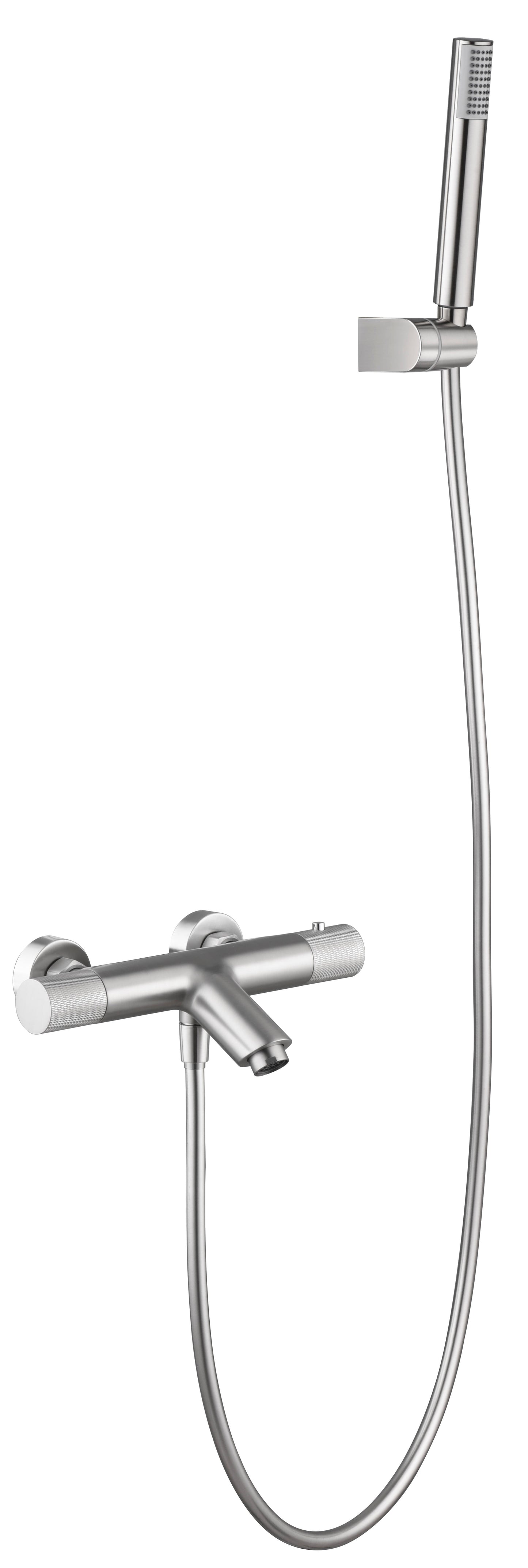 Faucet Bath/Shower Thermostatic Line Brushed Nickel | IMEX