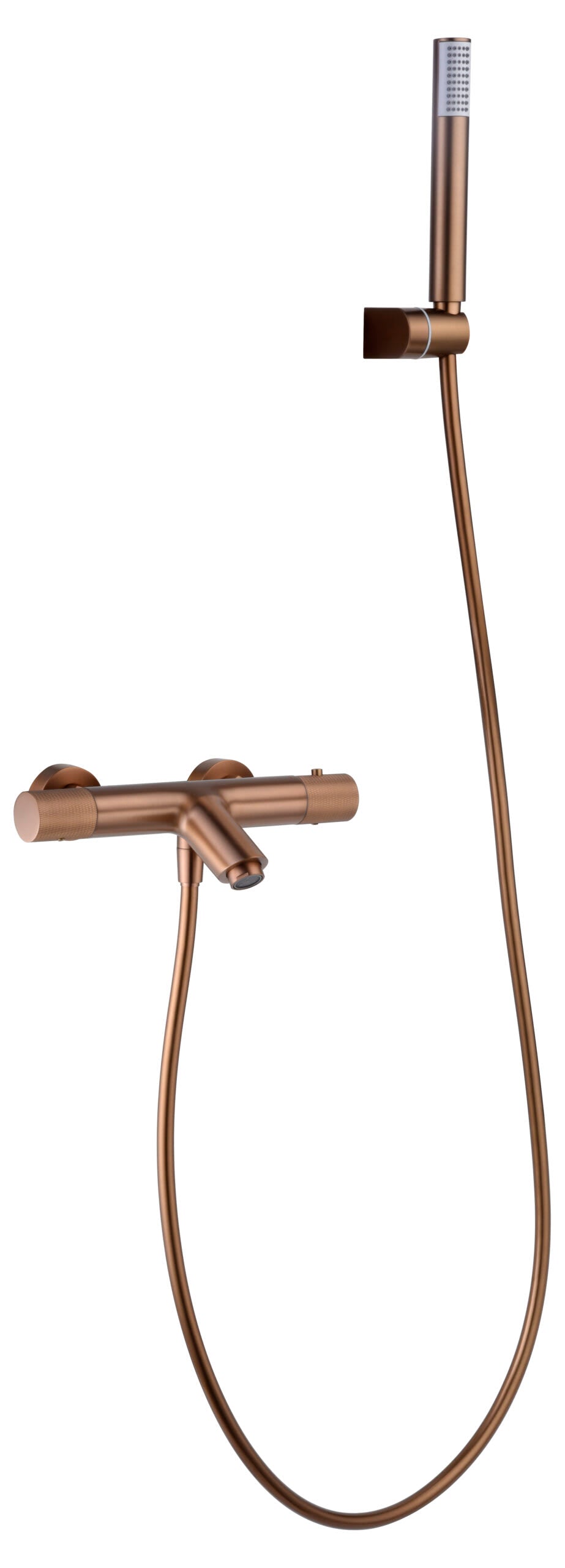 Kit Bath / Shower Thermostatic Line Brushed Rose Gold | IMEX