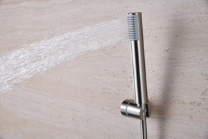 Chrome Thermostatic Shower Set Monza Series, handle detail