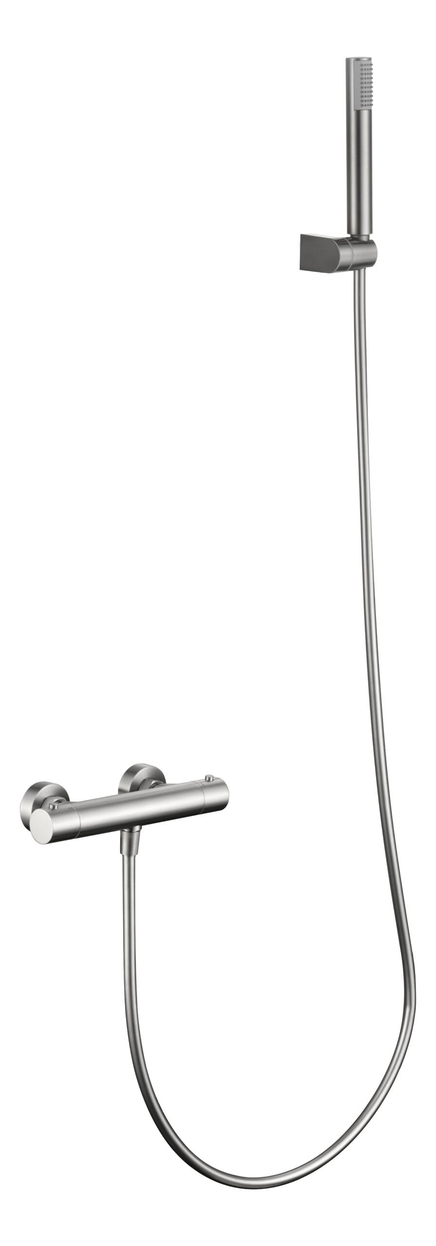Kit Shower Thermostatic Monza Brushed Nickel | IMEX