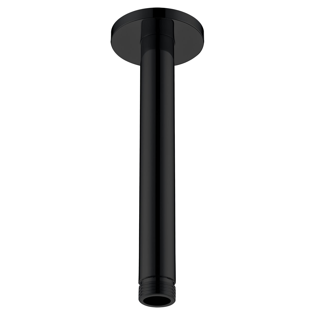 Ceiling Shower Arm Round Matte Black | IMEX