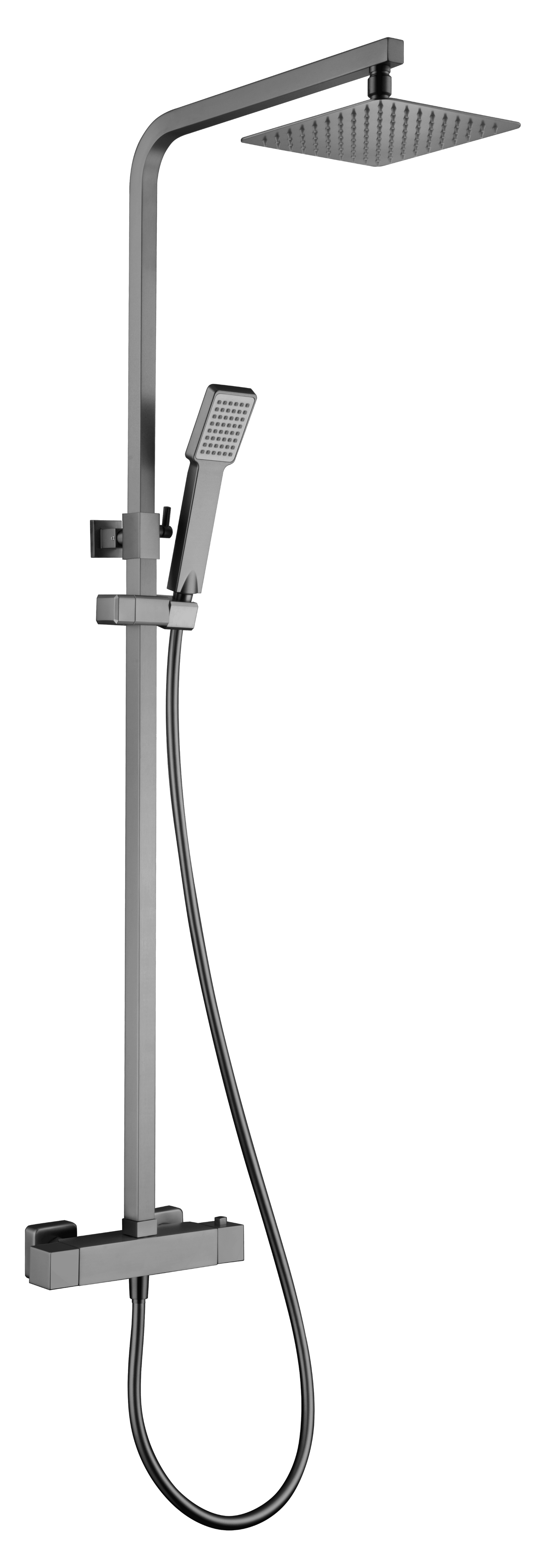 Conjunto De Ducha Termostático Vigo Oro Cepillado - Shower Set