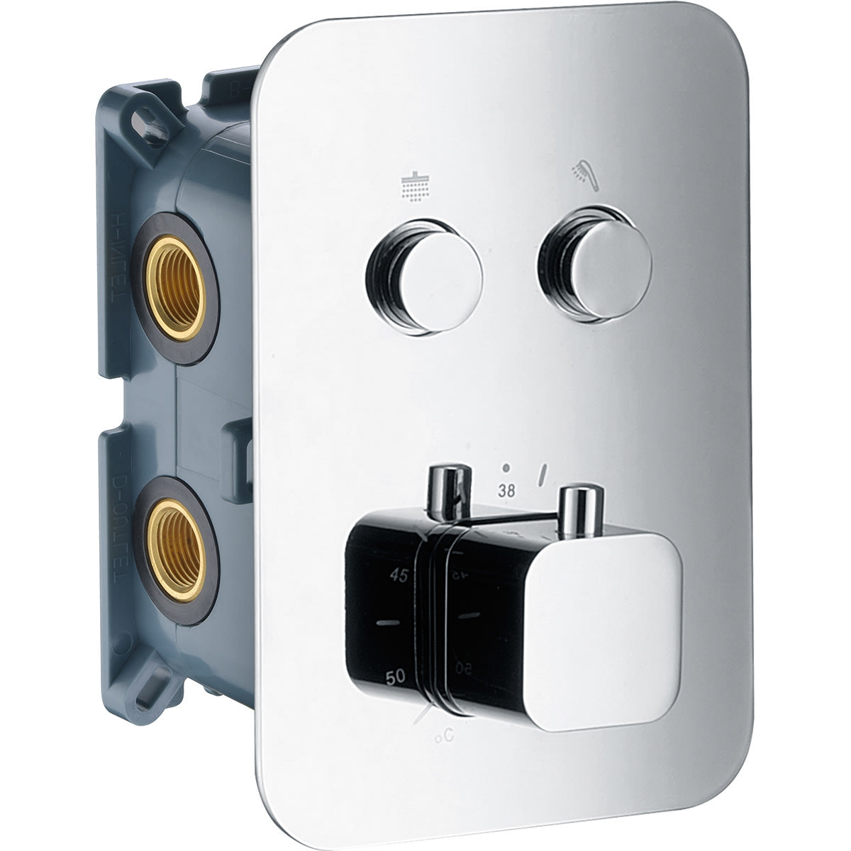 Grifo Empotrado Termostático 2 Vías - Faucet