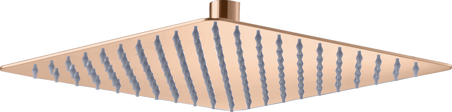 Shower Head Square 25X25 Shiny Rose Gold | IMEX