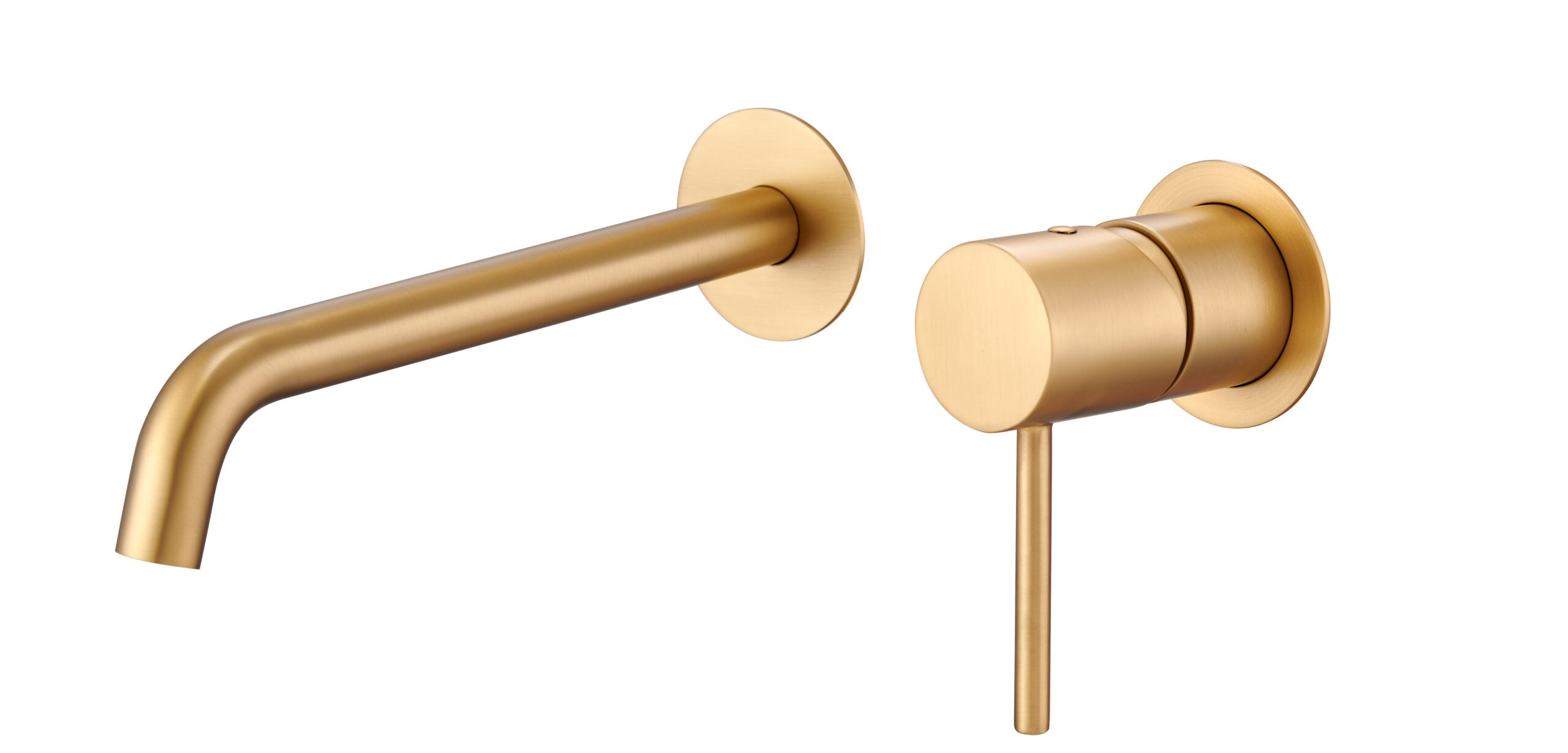 Monza Brushed Gold Built-in Sink Faucet, view 2