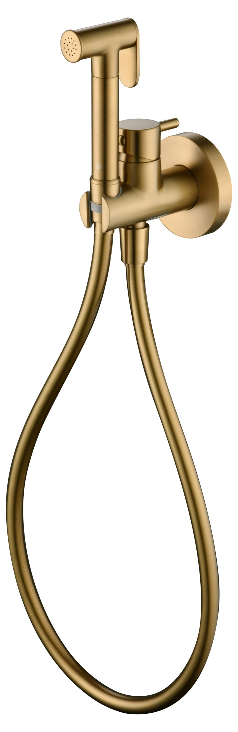 Munich Brushed Gold Built-in Bidet Faucet, view 2