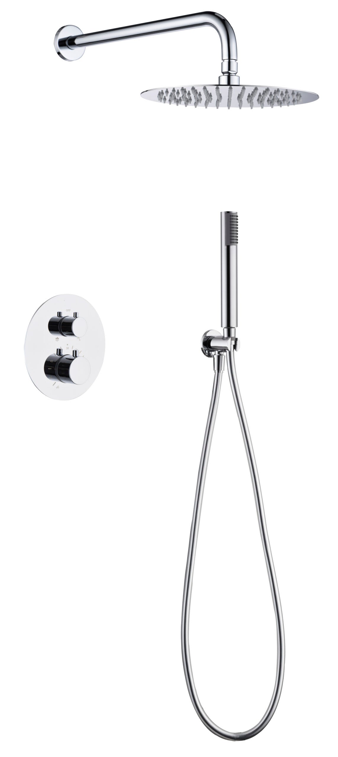Thermostatic Shower Set Concealed Monza | IMEX