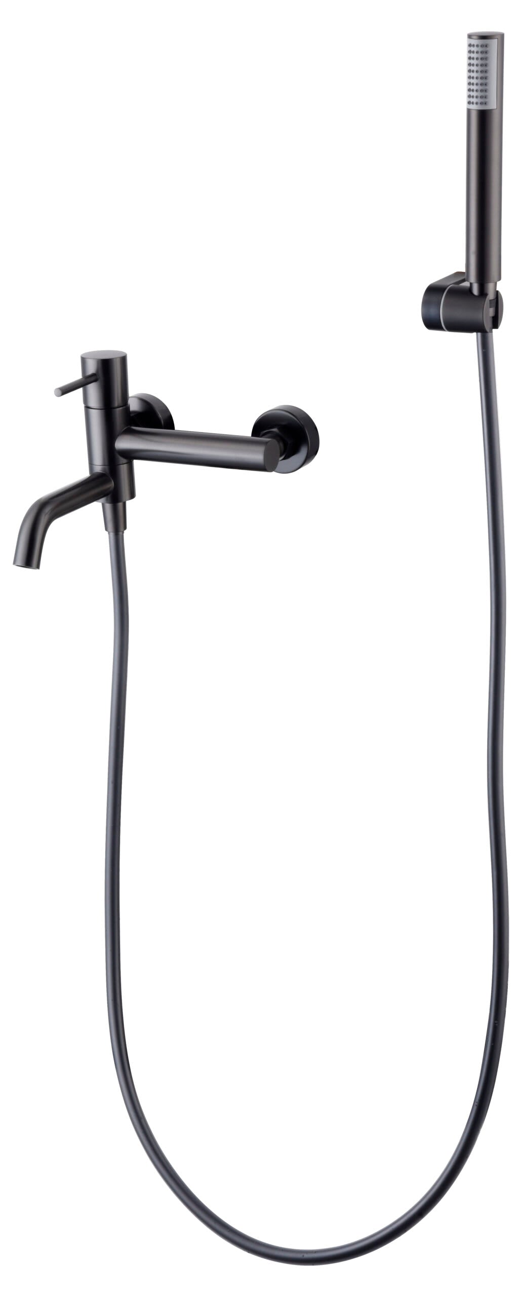 Single-Handle Kit Bath/Shower Monza Black Gun Metal | IMEX