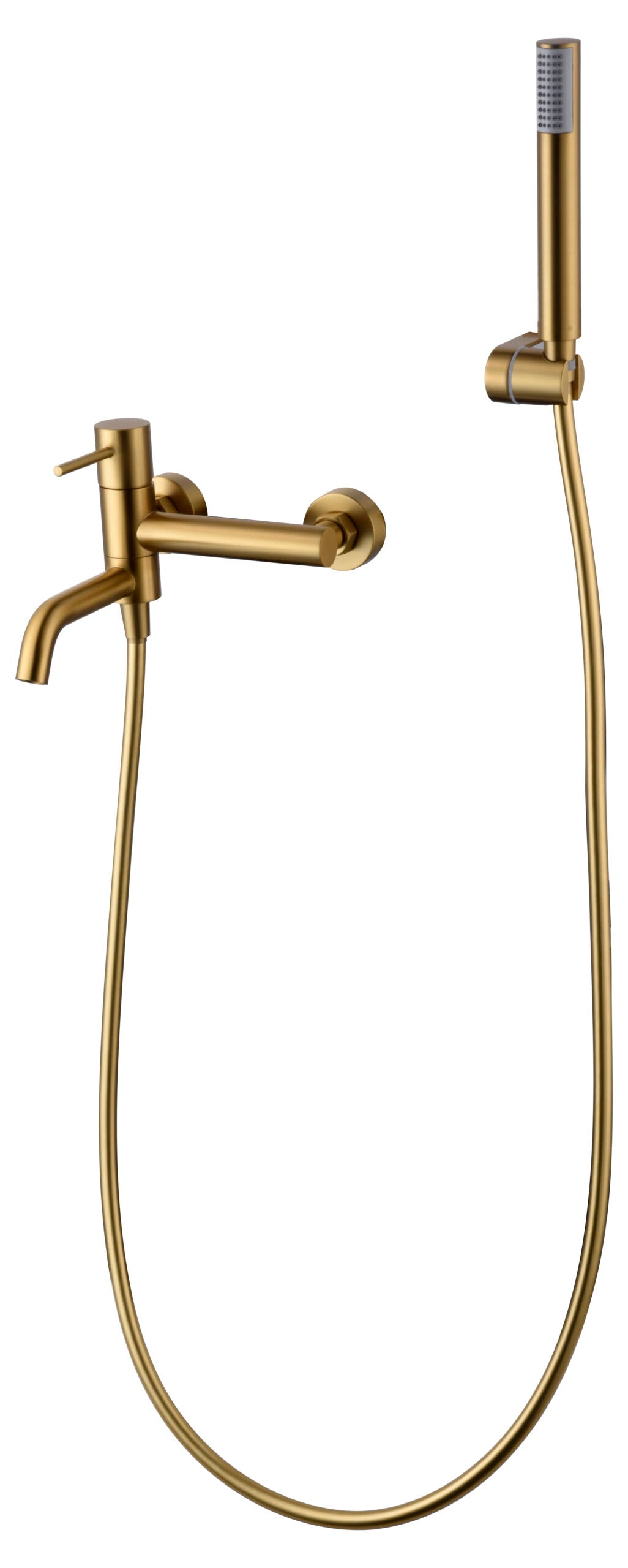 Single-Handle Kit Bath/Shower Monza Brushed Gold | IMEX