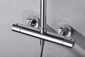 Chrome Thermostatic Shower Set Monza Series, view 3