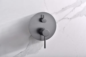 Tivoli Black Gun Metal Built-in Single Handle Shower Set, view 3
